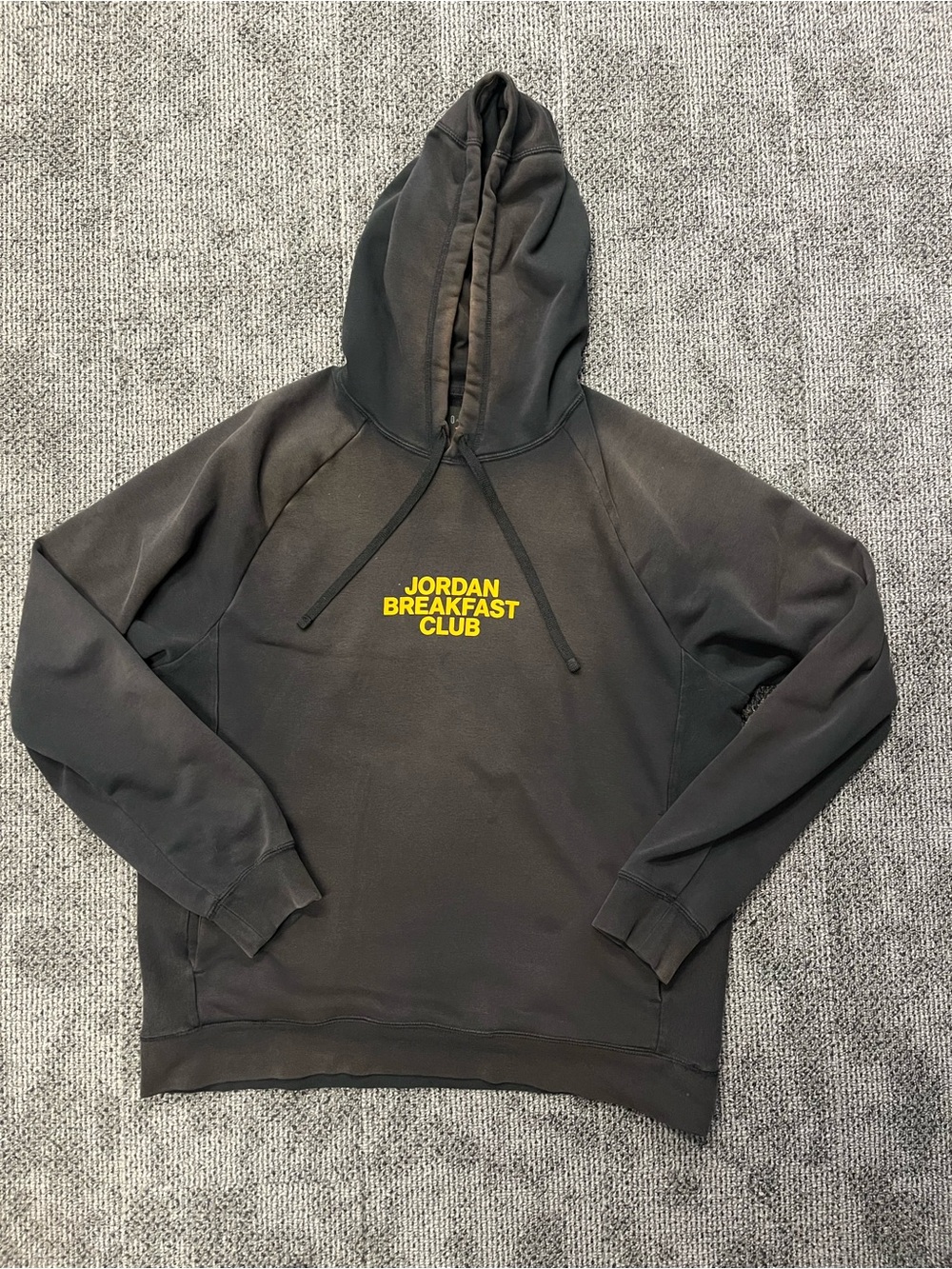 Jordan Black Hoodie with Red Jumpman Logo